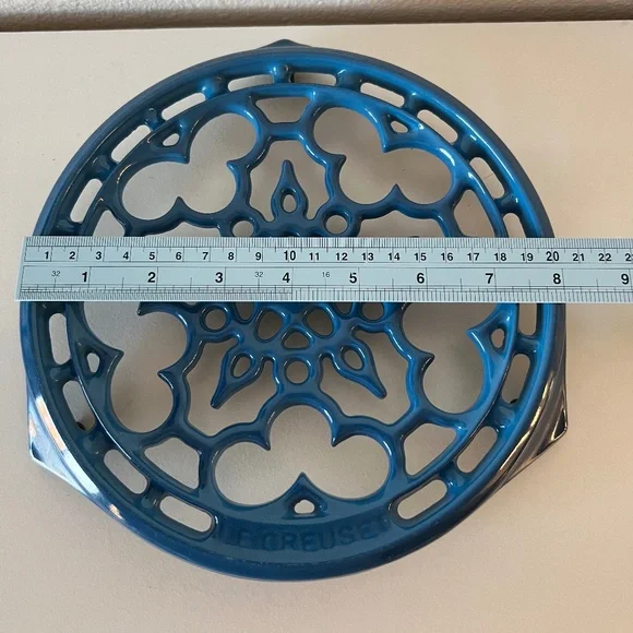 Le Creuset Round Enameled Cast Iron TrivetMarseille Blue